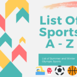 List of Sports A - Z