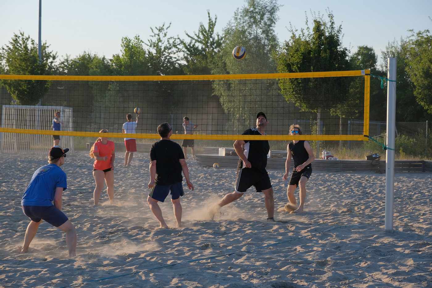 Outdoor volleyball game - Best camping activities for teens